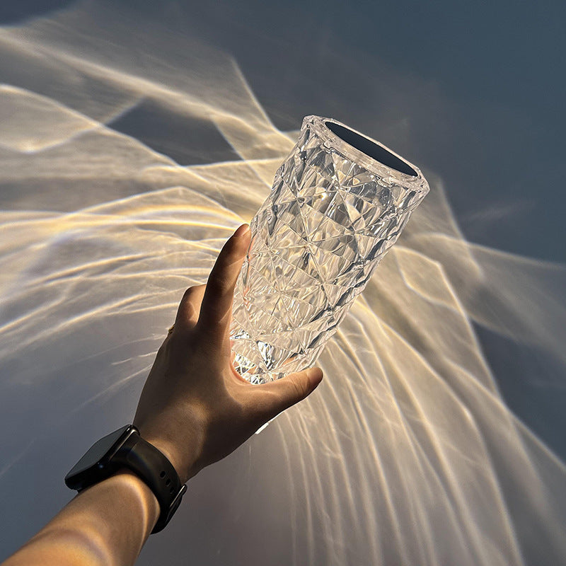 Rose Decorative Lamp Touch Switch Creative Small Gift Bedside Romantic Atmosphere Nightlight