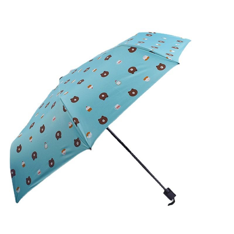 Bear Automatic Umbrella Folding Umbrellas Sun/UV protection Umbrella Automatic Open and Close Umbrella