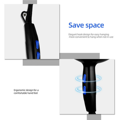 2200W Hair dryer professional blow dryer cooling and heating adjustment modeling tool 7 free gifts go home