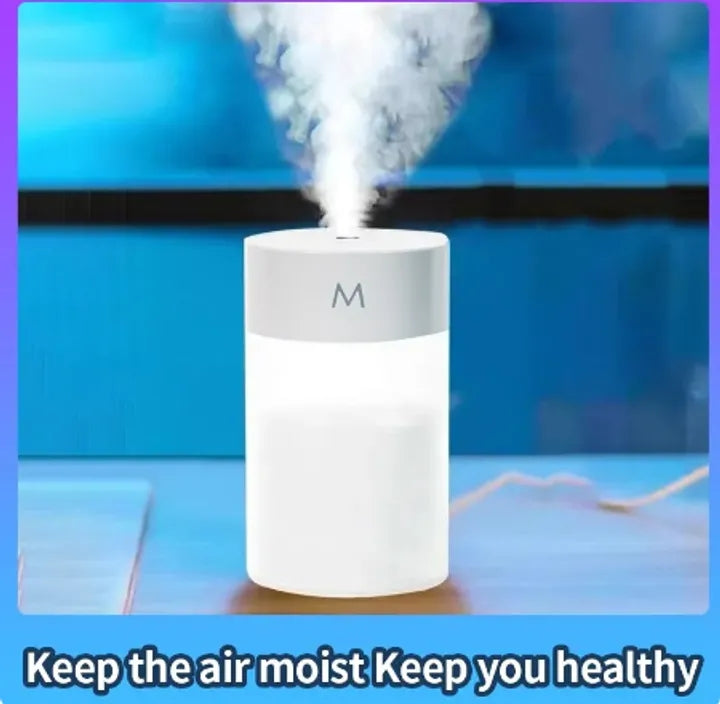 260ML Air Humidifier Ultrasonic Mini Aromatherapy Diffuser Portable Sprayer USB Essential Oil Atomizer LED Lamp for Home Car