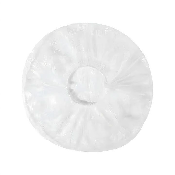 100 Pieces Plastic Wrap, Extra Thick Disposable Plastic Wrap - Clear, Retractable Plastic Wrap for Leftovers, Fruits and Vegetab