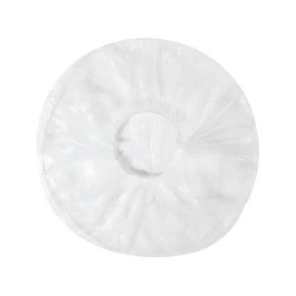 100 Pieces Plastic Wrap, Extra Thick Disposable Plastic Wrap - Clear, Retractable Plastic Wrap for Leftovers, Fruits and Vegetab