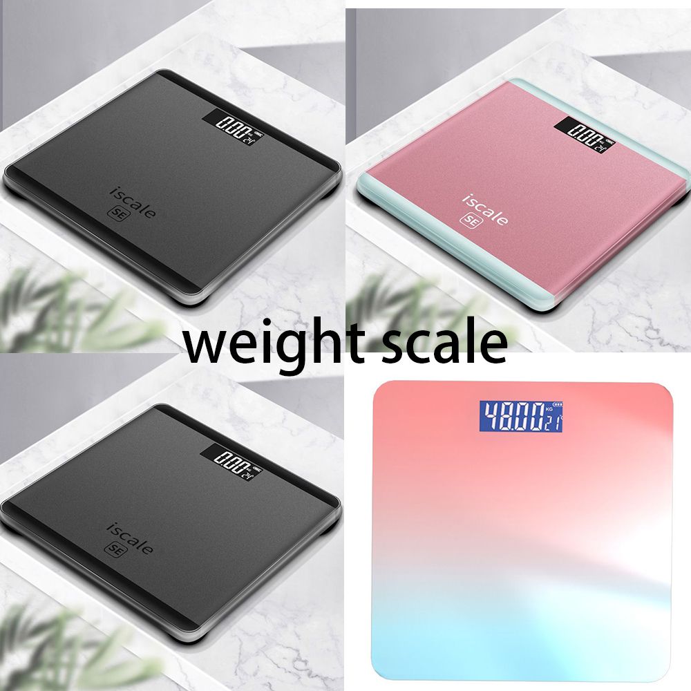 Gradient colorWeight scales Household human body electronic scales Accurate electronic weighingUSBCharging