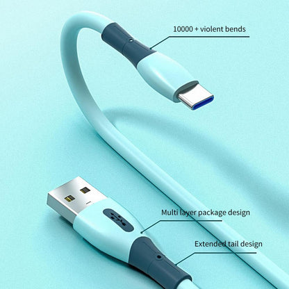 Liquid silica gel charging cables Micro USB Data Cables Fast Charging data line For Android Phone Charger Cable