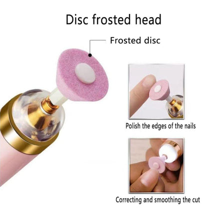 5 in 1 Electric Manicure Drill With Light Portable USB Professionals Pedicure Polishing Nail Grinder Nail Drill Sander Machine Nail Files Polishing Machine Manicure Nail Tools Kit