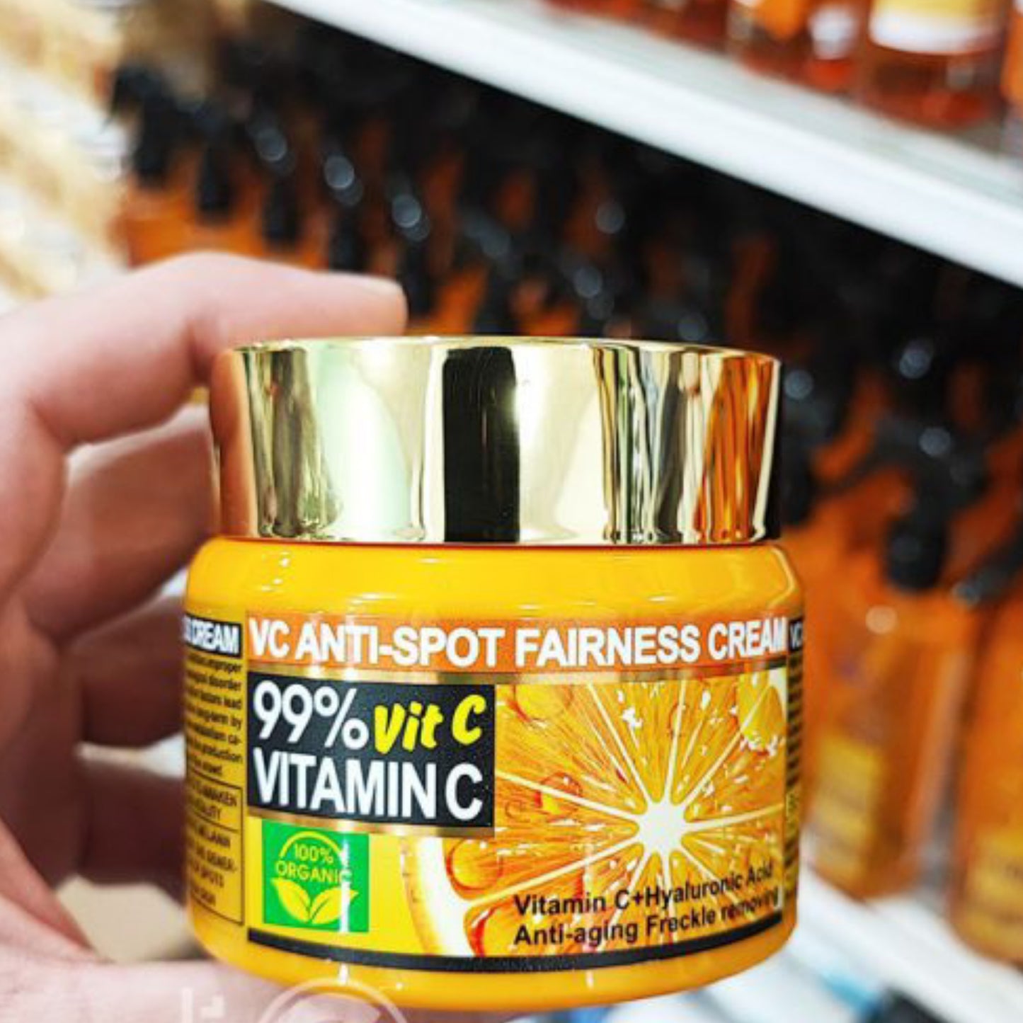 Vitamin C Anti-Spot Fairness Cream Anti-aging Freckle Removing with Hyaluronic Acid - Fruit of the Wokali