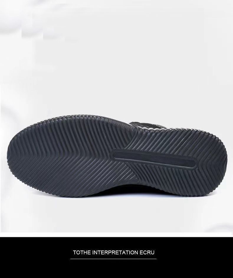 Men's fly weaving shoes Boys sports breathable comfortable sneakers Students casual men's shoes running shoe athletic driving shoes grey