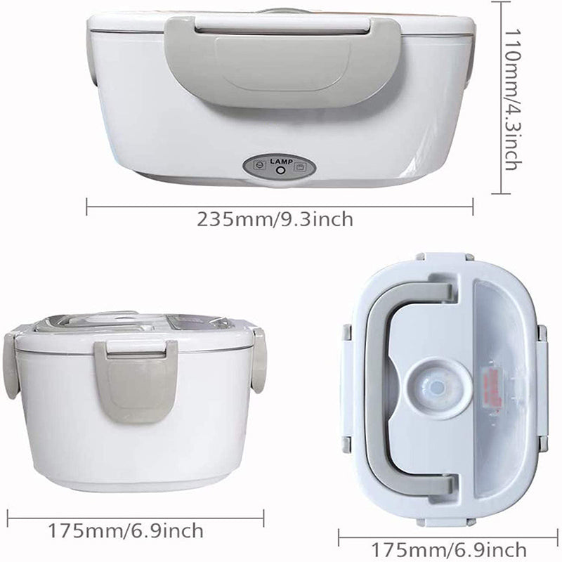 220V 1.5L Stainless Steel Electric Heating Lunch Box Plug School Office Home use Picnic Portable Food Warmer Container Heater