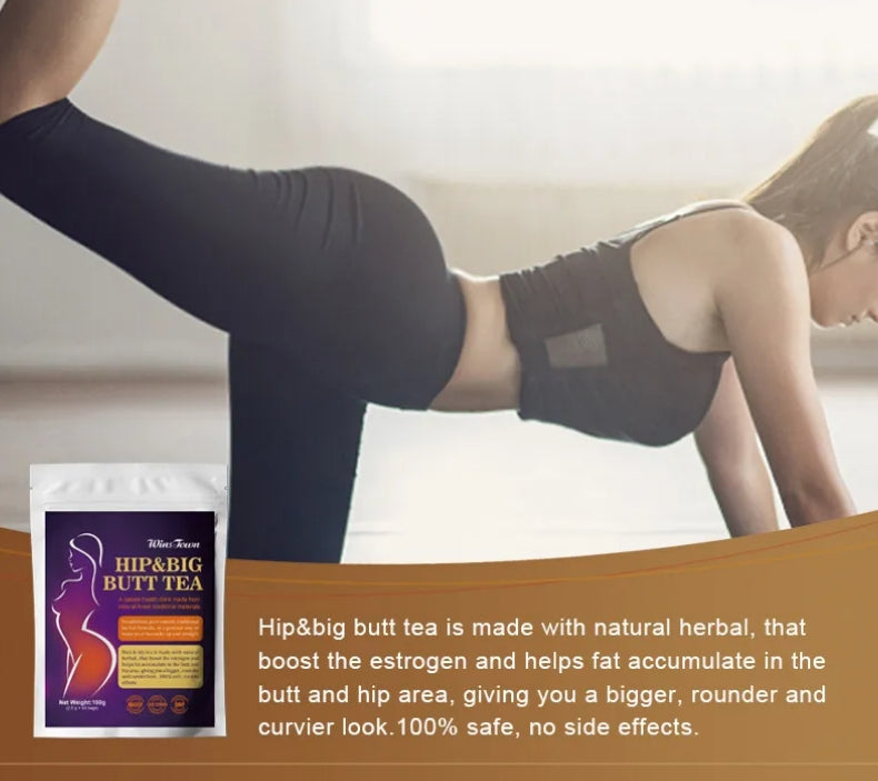 Wins Town Hip and Butt Tea | Herbal Tea for Enlargement Enhancement Wider Hips, Bigger Buttocks