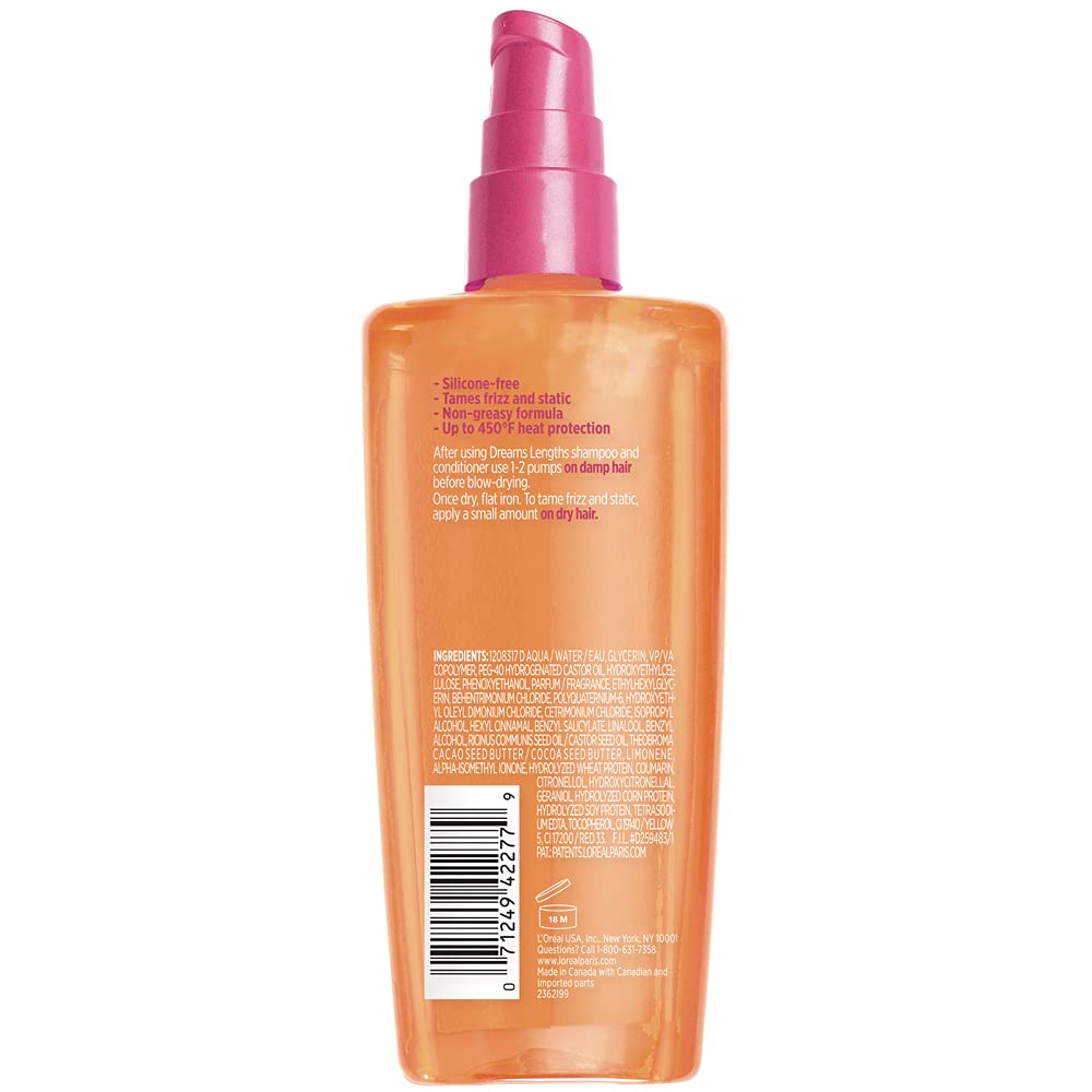 L’Oréal Paris Elvive Dream Lengths No Haircut Cream Leave In Conditioner With Castor Oil