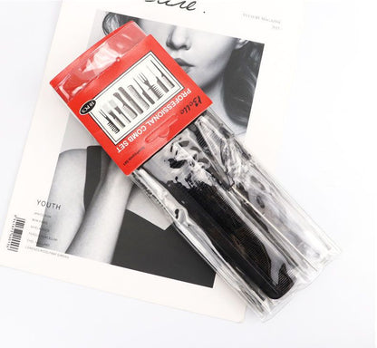 10Pcs Professional Hair Styling Hair Comb Set Combs Pack Makeup Barber Haircare Styling Tool Set Anti-static Hairdressing Combs Set Smooth Hair Healthy Massage Comb Haircare Stylist Accessories