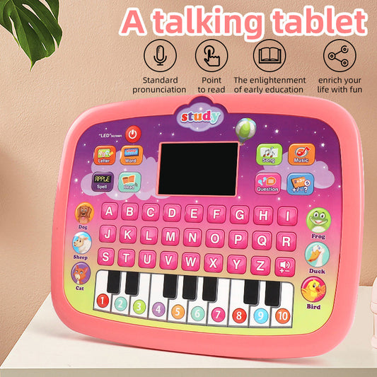 Fast delivery within 1-5 Kids' Toy Tablet Children english Learning Education Machine Toy For Kids Electronic Learning Products LED Screen Lighting Early Education Multifunctional Reading MachineToy
