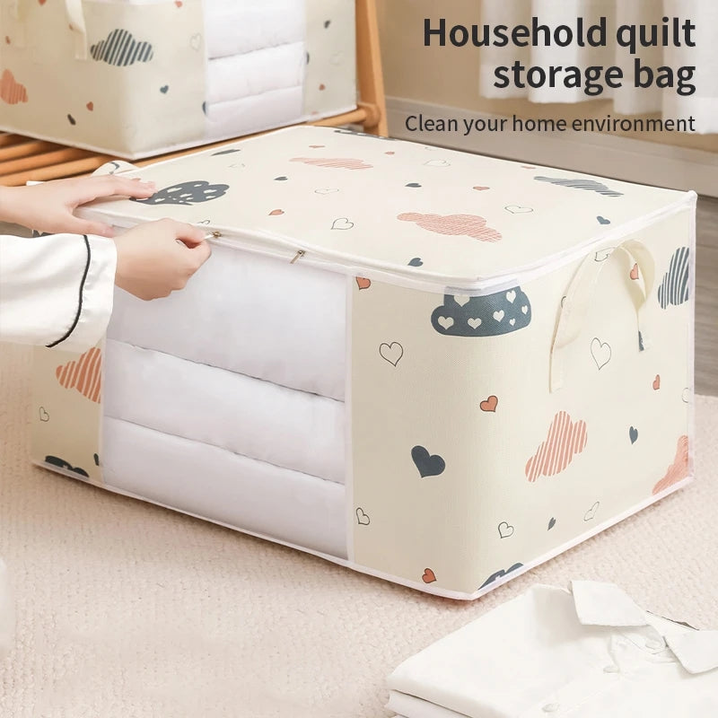 Moisture Dust Proof Organizer Quilt Clothes Storage Bag Big Capacity Duvet Blanket Sorting Bags