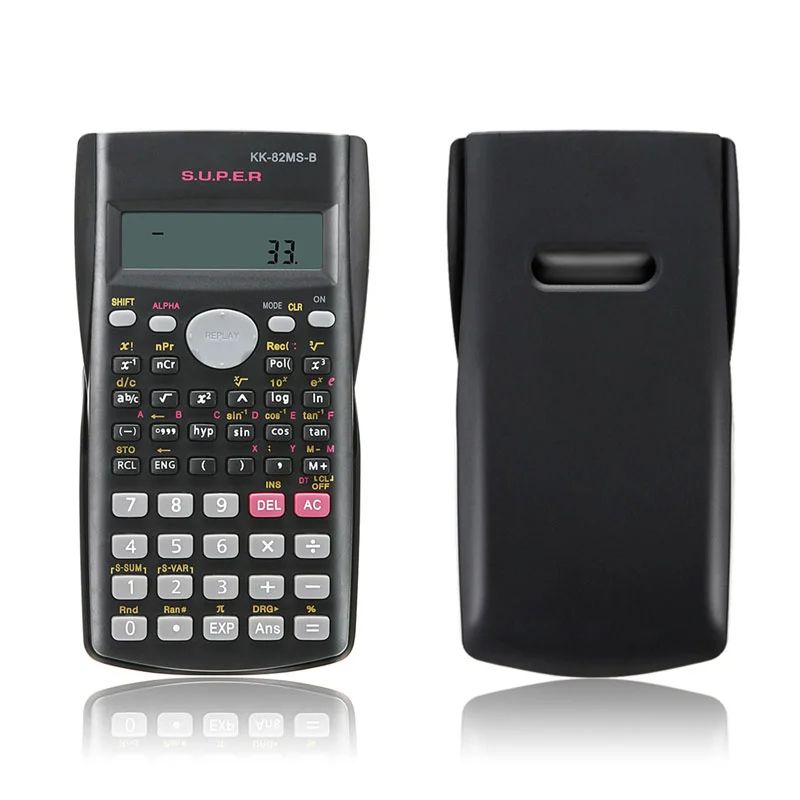 Scientific Calculator with 240 Functions and 2-Line Screen Multi-purpose Portable Student Calculator for Math Teaching ,Display Digital LCD Scientific Calculator