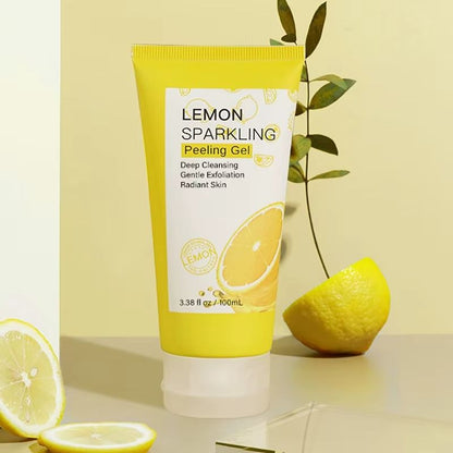 Lemon Exfoliating Peeling Gel Facial Scrub Dead Skin Removing Moisturizing Whitening Nourishing Repair Scrubs Beauty Skincare