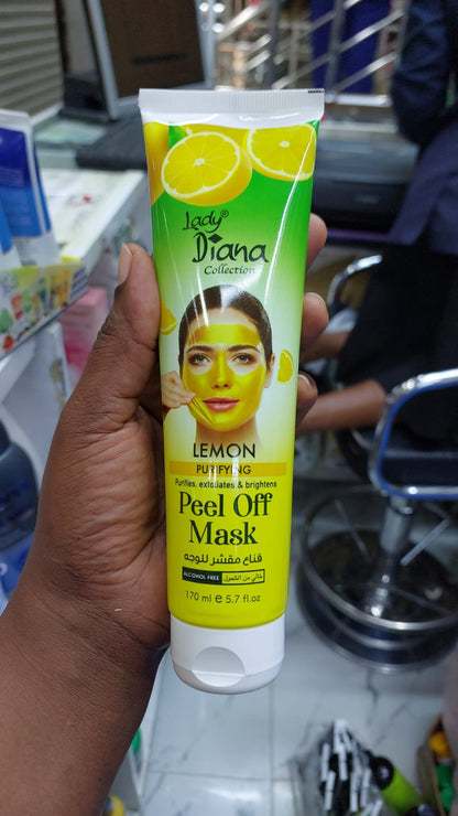 Lady Diana Lemon Purifying Face Mask 170ml Purifies Exfoliates And Brightens 170ml Detoxfying Purifies Exfoliates And Brightens 170ml Alcohol Free Face Mask