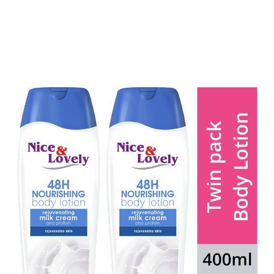【Pack of 2】Nice & Lovely Body Milk 400ml lotion