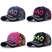 Man hat cap summer sun fashion baseball hats/caps for man 100% cotton hat with letter embroidery and graffiti design fashion accessories gift for him/her
