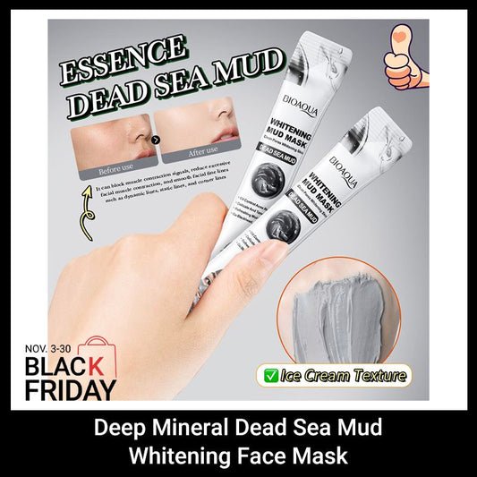 7pcs BIOAQUA Deep Mineral Dead Sea Facial Mask Sheet Moisture Mud Mask Face Care Skin Care Set Acne Sunscreen Pores Moisturizing Oil-control Anti-aging Replenishment Facia Product