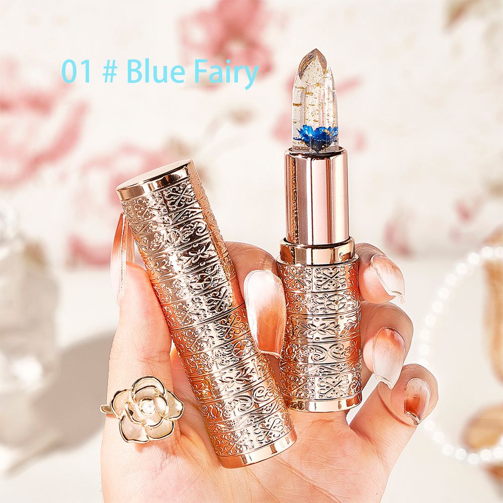 Petal jelly color changing lipstick Moisturizing, moisturizing, repairing dryness, non fading, non staining cup new lipstick color changing lipstick moisturizing, waterproof