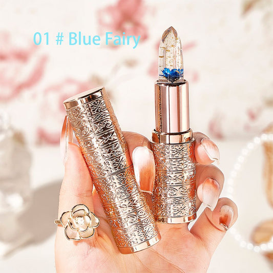 Petal jelly color changing lipstick Moisturizing, moisturizing, repairing dryness, non fading, non staining cup new lipstick color changing lipstick moisturizing, waterproof