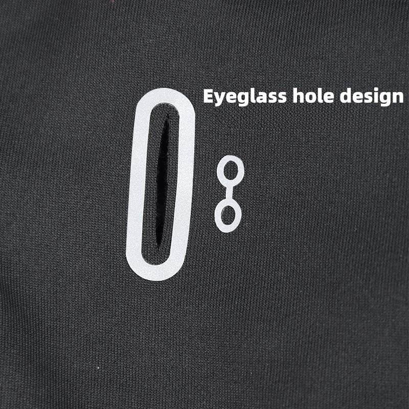 Outdoor Balaclavas motorcycle riding in summer is lined with a breathable sunscreen and UV protection ice silk mask