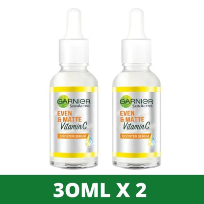 【Discounted】Garnier Vitamin C Booster Serum 30ml Twin Pack