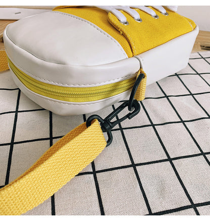 Canvas Crossbody Bag Mini Bag Shoe Style Small Bag Mobile Phone Bag pouch