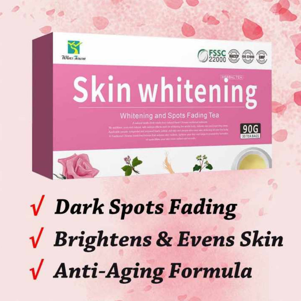 Wins Town Skin Whitening and Spots Fading Tea , Improve Endocrine, Acne Removal Dark spots Beautifying Herbal 30 tea bags