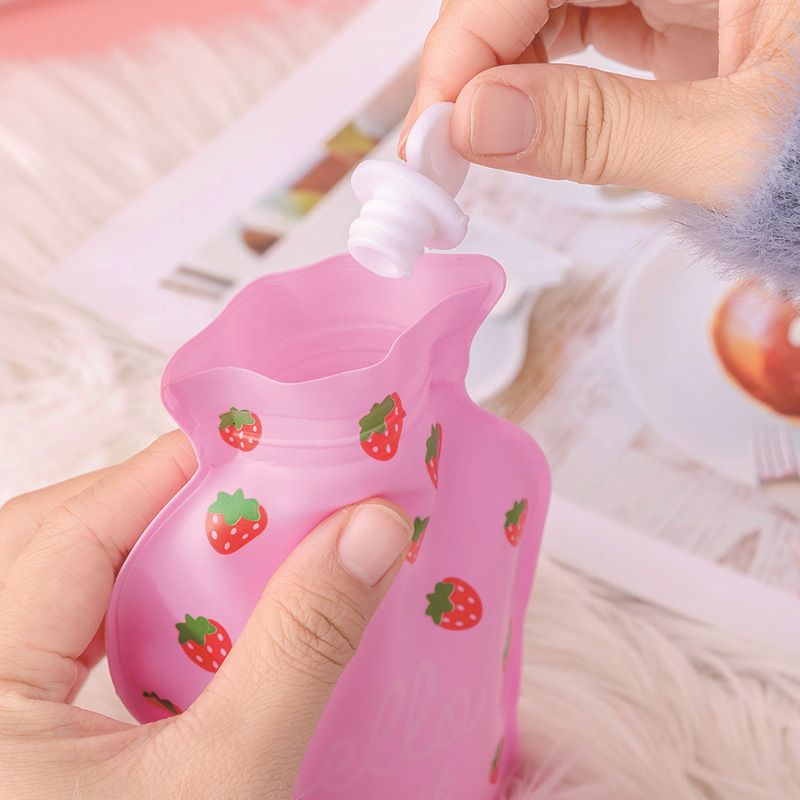 2pcs Mini Hot Water Bottle Cute Hot Water Bag Soft Portable Hot Water Bottle Menstrual Cramps Household Personal Care Women Lady Girls Period Pain Relief Warm Hand Warm Foot