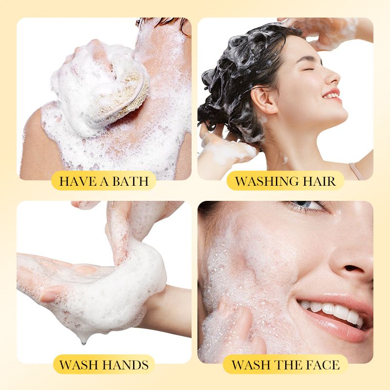 SADOER Sulfur Soap Mite Removal Soap, for Gentle Cleaning, Remove Acne and Smooth Skin