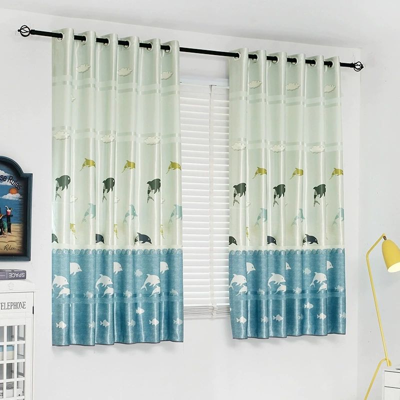 1pcs Curtains for Bedroom Window Blackout, Curtains for Living Room Thermal Insulated Solid Grommet Window Drapes, Privacy Protection Window Curtain Excluding bars and sheers