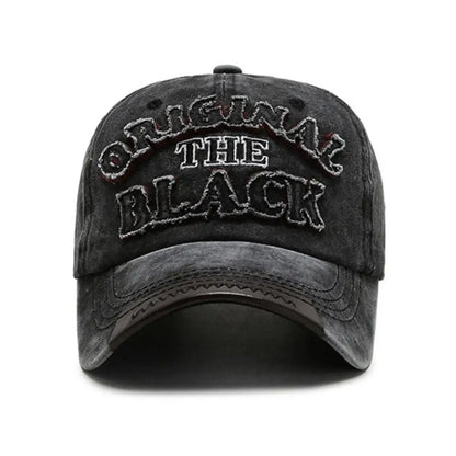 Unisex Vintage 3D Letter Embroidery Baseball Cap Men Women Cotton Adjustable Casual Hat Hip Hop Streetwear Sun Hats