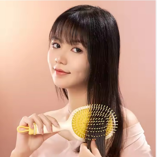 Hot selling fashionable long and wavy air cushion massage curly hair soft and massage hair comb brush Professional Service Air Cushion Comb Cute Fluffy Hair Detangle Massage Scalp Hair Comb For Women