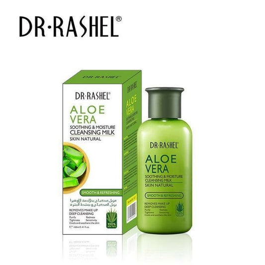 Dr. Rashel Aloe Vera Soothing & Moisture Cleansing Milk - Make-up Remover, Purify, Tightens, Moisturizing, Smoothen Natural Skin Care