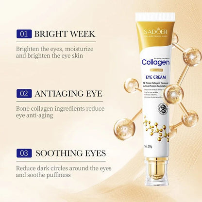 Collagen Eye Cream skincare Anti Dark Circles Eye Bags Firming Moisturizing skincare Eyes Cream Skin Care for Eyes