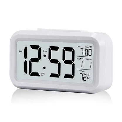 Digital Smart Alarm Clock Table Electronic Watches Desk Decoration and Accessory Calendars for Home Child Bedside Comfort