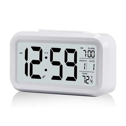 Digital Smart Alarm Clock Table Electronic Watches Desk Decoration and Accessory Calendars for Home Child Bedside Comfort
