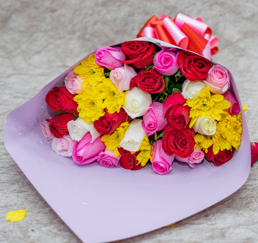 Yellow Chrysanthemums Bouquet