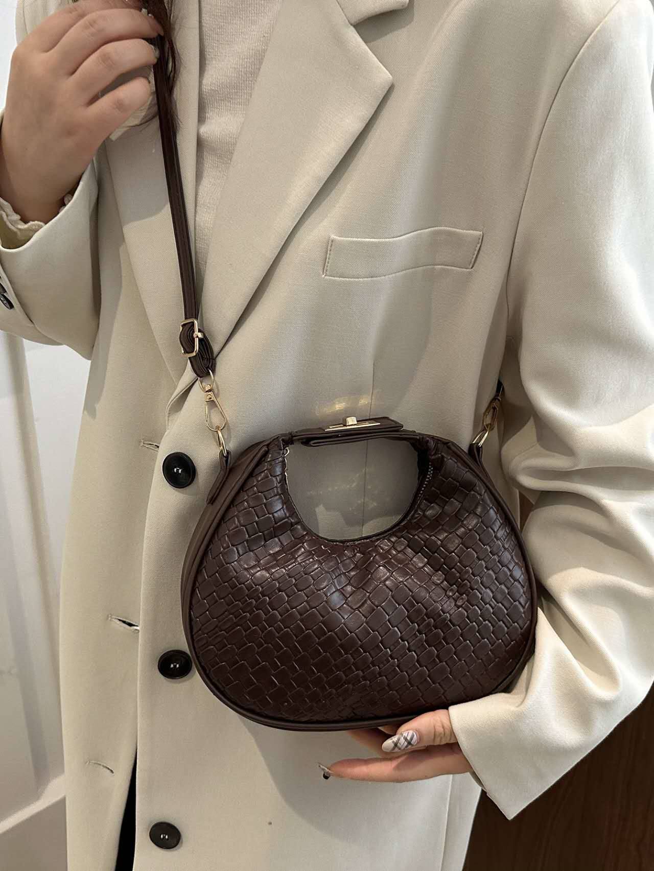 Mateamoda Chic Hobo Shoulder Bag Crossbody bag Underarm Handbag