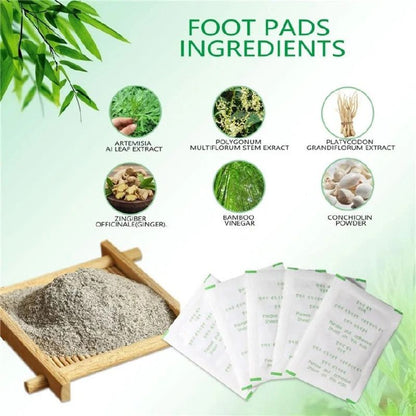 10pcs/box Detox Foot Patches, Foot Pads Toxins Remover Cleansing Detox Foot Patches, Feet Slimming Cleansing Herbal Body Health For Weight Loss, Detox Foot Patch Natural Improve Sleep Foot Body Care