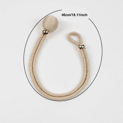 A Pair Adjustable Curtain Tiebacks Curtain Straps Light Luxury And Simple Tied With Ropes Tied With Gauze Curtains Fixed With Curtain Straps
