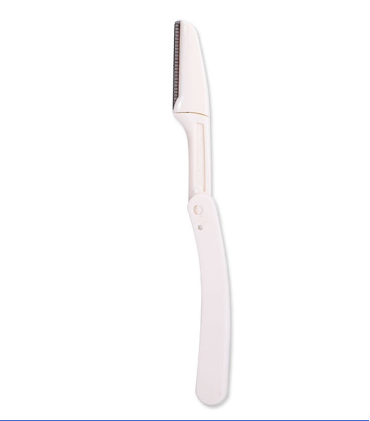 3PCS Folding eyebrow trimmer, stainless steel blade, eyebrow scraper with protective net, macro eyebrow trimmer, eyebrow trimmer