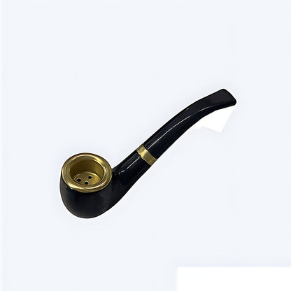 New Tobacco Pipe Resin Bent Pipe Cigarette Filter Handheld Cigar Tobacco Pipe Smoker Tool Mini Curved Smoke Beginner Smoking