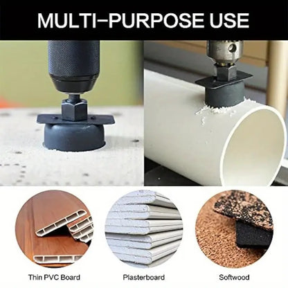 New Arrivals18pcs Hole Saw Set Hole Saw Kit With General Purpose 3/4" To 5"(19-127mm) Saw Blades Mandrels Drill Bits Installation Plate Hex Key With Storage Case Idear For Wood Plywood PVC Board