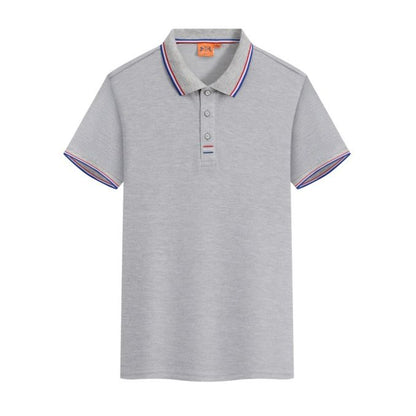 Men Polos Women Polos TShirts Tops Casual Versatile Tipped Collar & Sleeve Polo Shirt