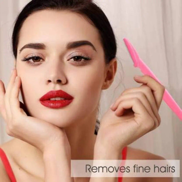 3Pcs Tinkle Eyebrow Razor Shaper Facial Fine Hair Cutter Trimmer Eye Brows Styling Stainless Steel Blade