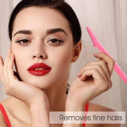 3Pcs Tinkle Eyebrow Razor Shaper Facial Fine Hair Cutter Trimmer Eye Brows Styling Stainless Steel Blade