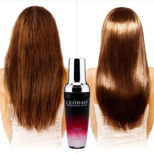 3 in 1 L'Uodais Hair Repair Oil Serum + NO°5 Noir + Curl Keeper Spray Smoothing Damaged Hair Treatment & Scalp Care Product Hair Fragrance Spray For Women