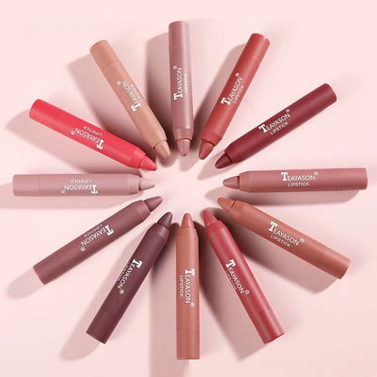 3pcs/set Velvet Matte Lipsticks Pencil Waterproof Long Lasting Lip Tint Pen Makeup Cosmetics